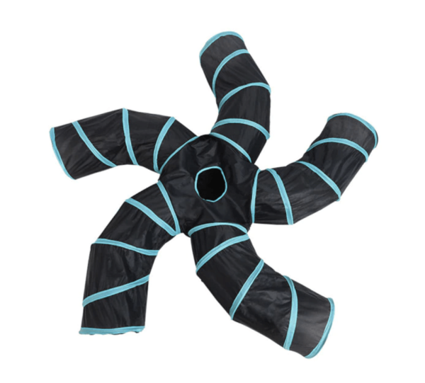 Three-Way Exercise Tunnel Cat Toy